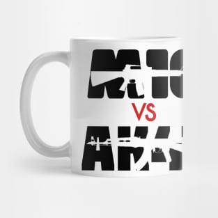 AK47 VS M16 RIFLE Mug